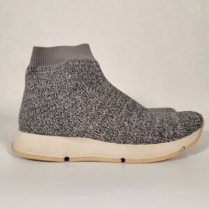 Vince Women's Tyra High Top Stretch Sock Sneakers In Gray, Size 7